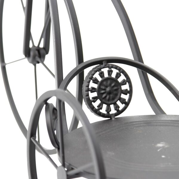 Black Pennyfarthing Bicycle Plant Holder 53cms