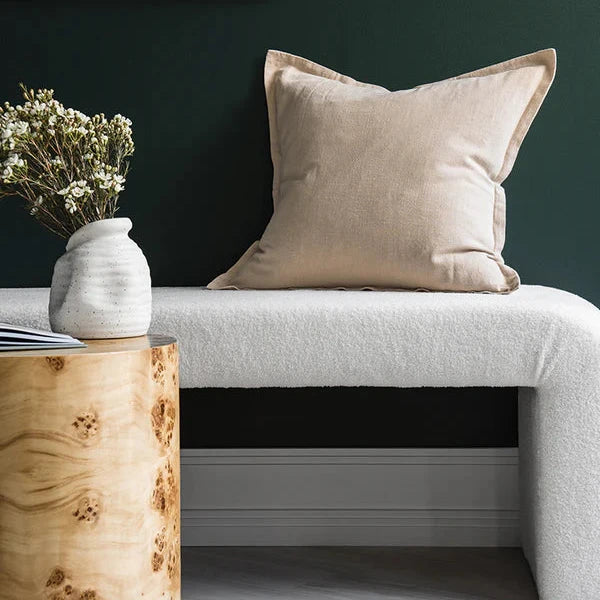 Blair Linen Cushion - Beige - 60X60cms