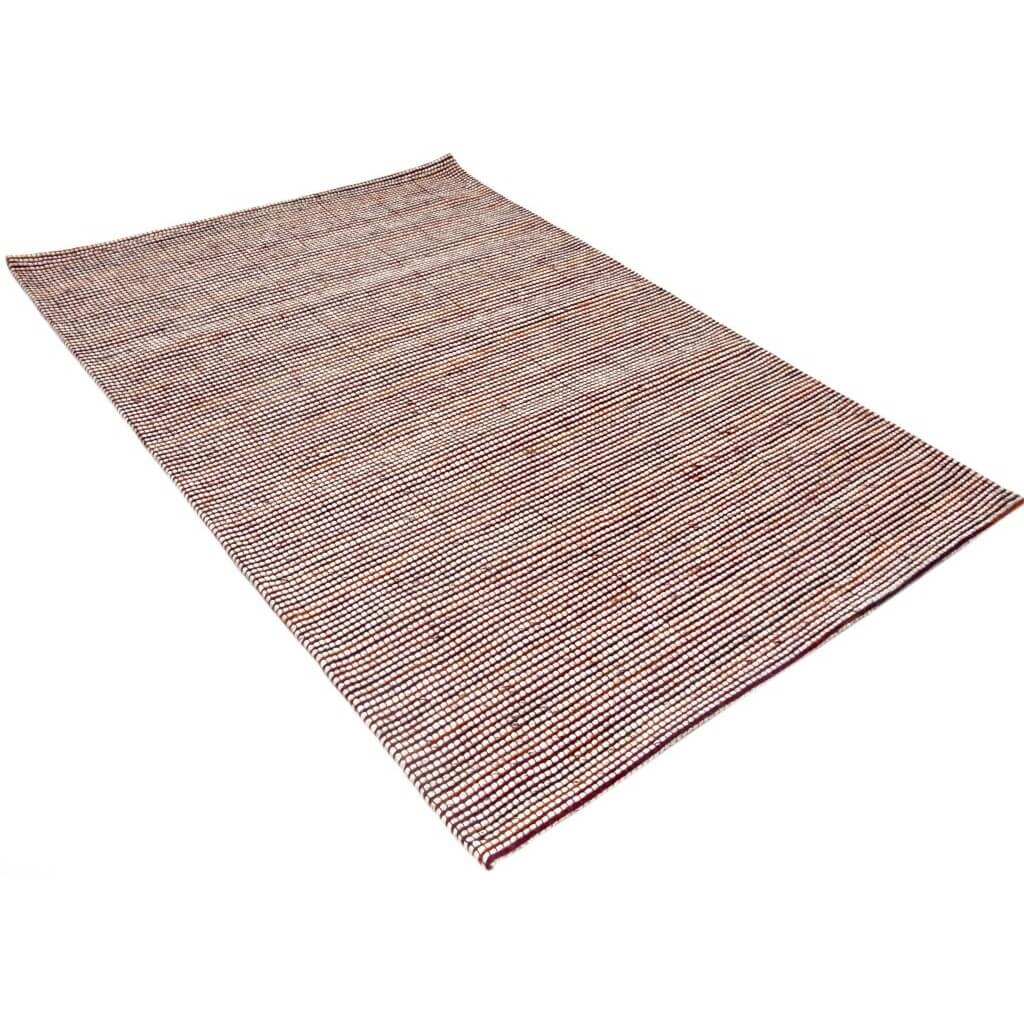 Blissful Soft Feel Woolen Rug - Red Beige (Available in 3 Sizes)