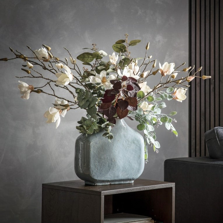Artificial Cascade Magnolia Spray with Magic Blooms