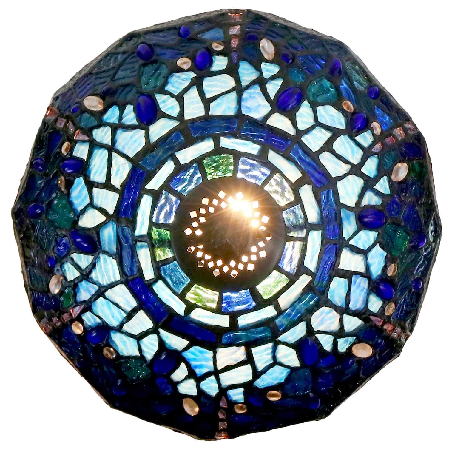 Blue Dragonflies Tiffany Stained Glass Table Lamp (Available in 2 Sizes)