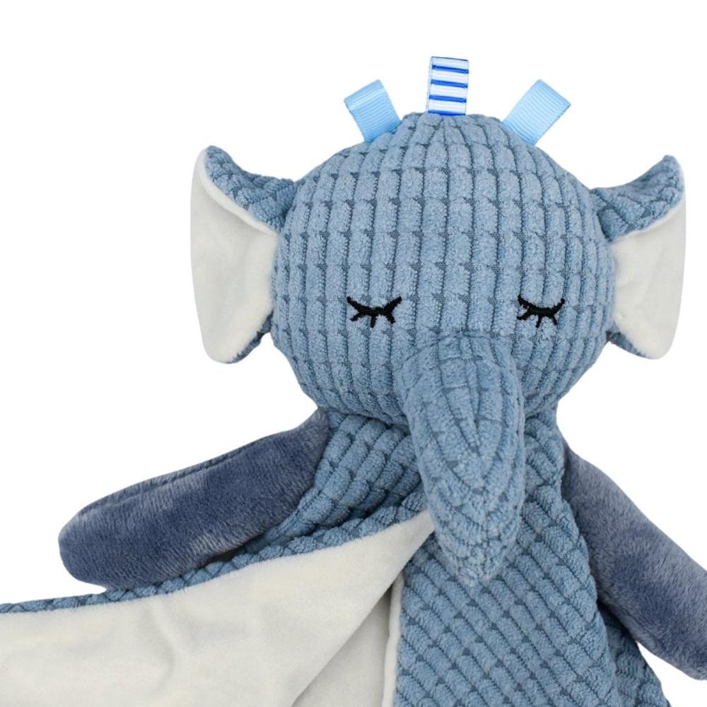 Blue Elephant Warmth and Cuddles Baby Comforter