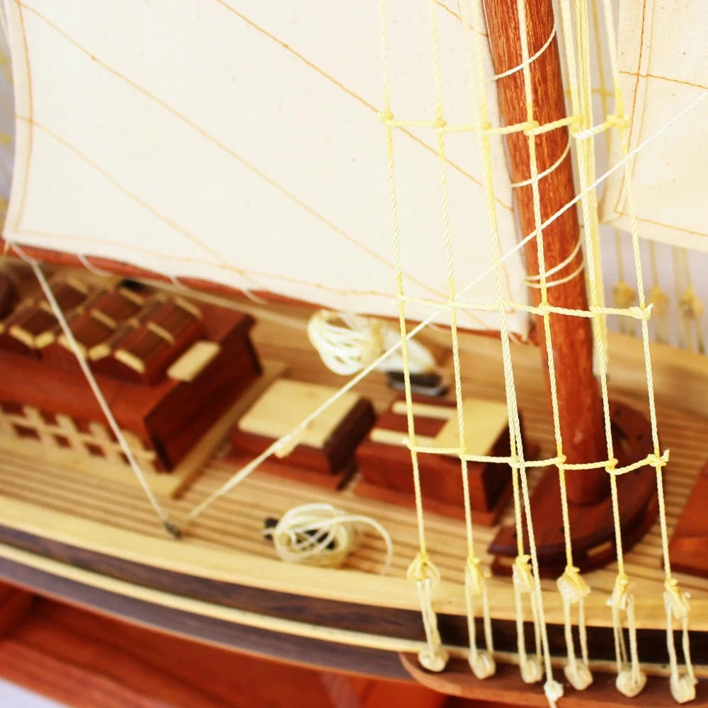 Bluenose II 70cms Long Handmade Model Ship