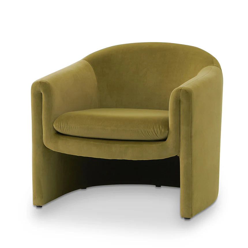 Bold Accent Armchair - Army Green