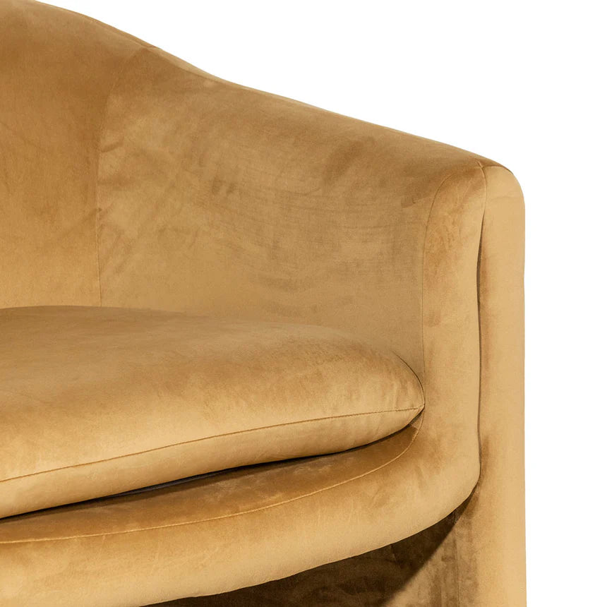 Bold Accent Armchair - Mustard