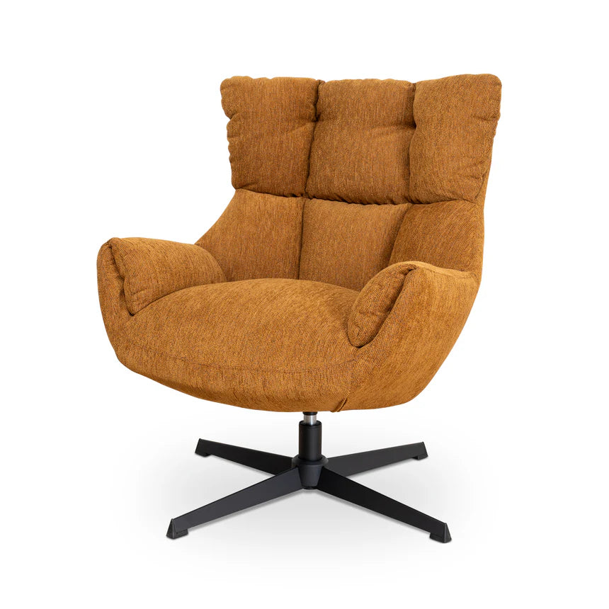 Bold Comfort Solace Swivel Chair - Honey Yellow