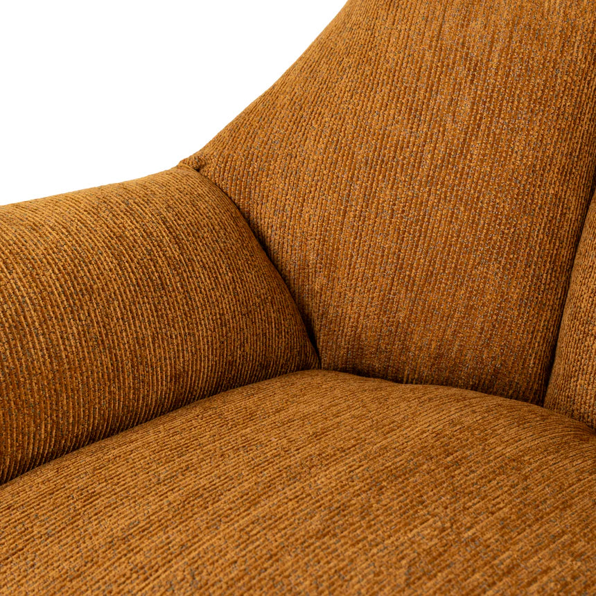 Bold Comfort Solace Swivel Chair - Honey Yellow