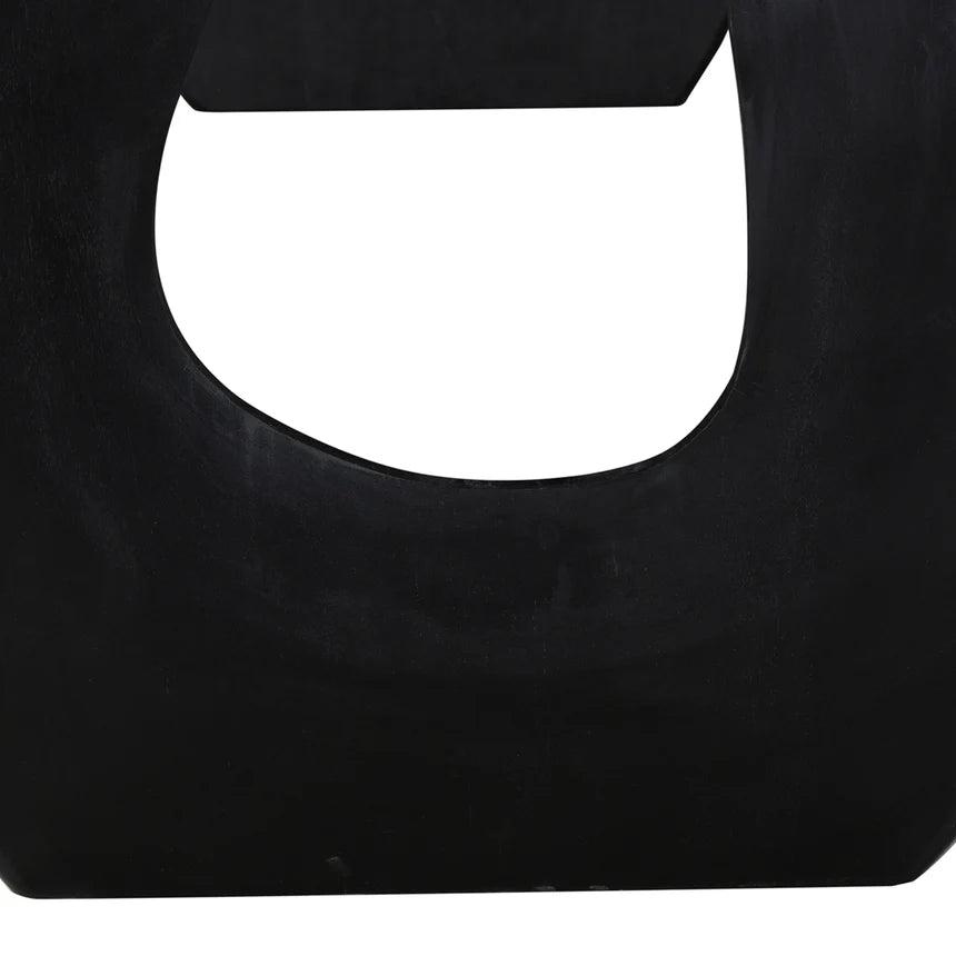 Bold Elegance Full Black Dining Table - 220cms