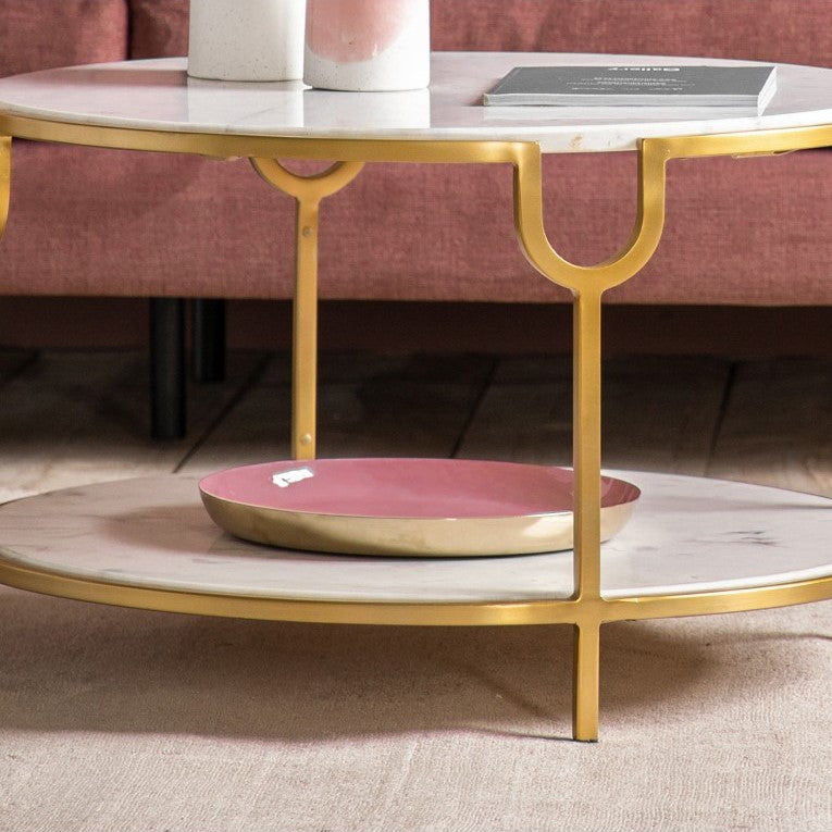 2 Pcs Bold and Beautiful Aluminum Trays - Pink