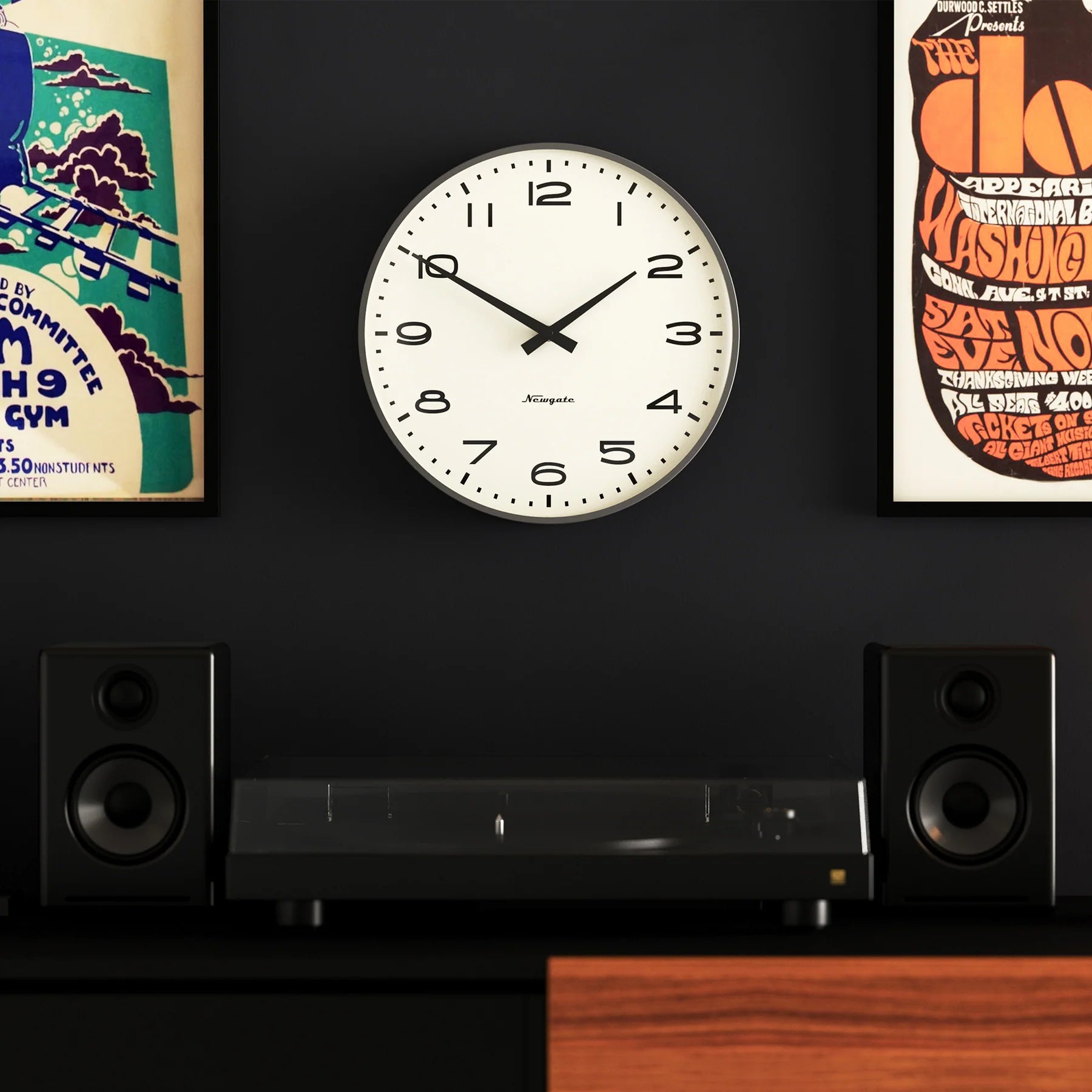 Bold and Beautiful Radio City Wall Clock - Available in 3 Colors