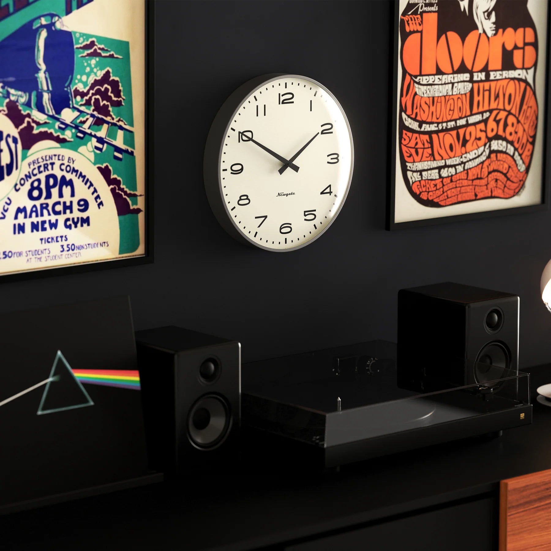 Bold and Beautiful Radio City Wall Clock - Available in 3 Colors