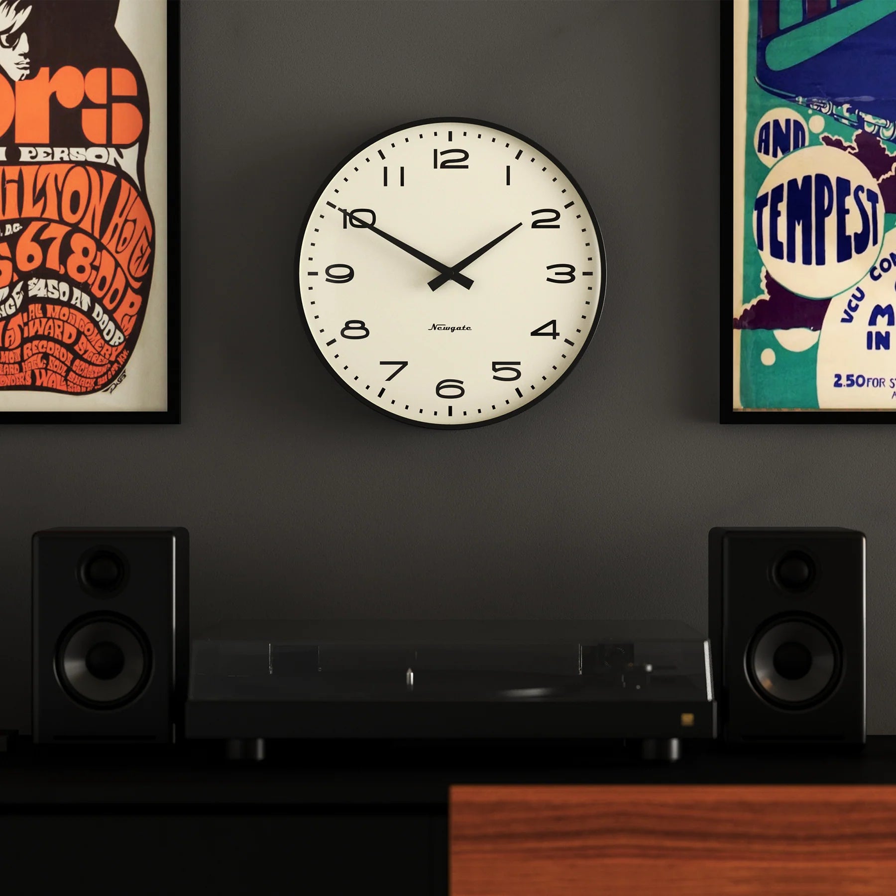 Bold and Beautiful Radio City Wall Clock - Available in 3 Colors