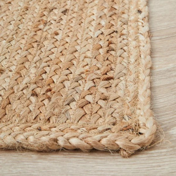 Bondi Natural Hand-Braided Jute Runner - 400x80cms