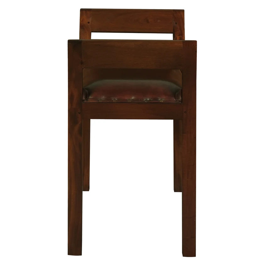 Boston Timeless Ottoman Bench - Mahogany