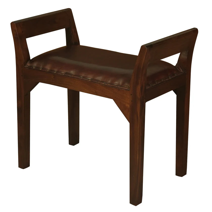 Boston Timeless Ottoman Bench - Mahogany