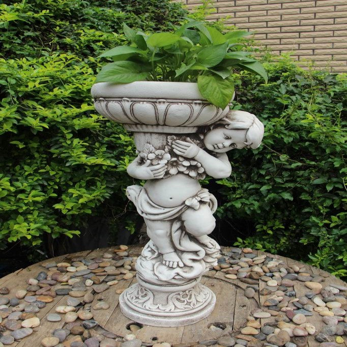 Botanic Bliss Boy Garden Sculpture Planter