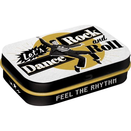 Box Elvis Let's Dance Rock 'n' Roll - Nostalgic-Art - 4x6x2cm