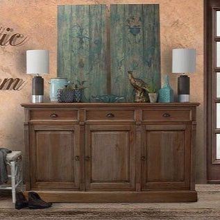 Brambles Country Cottage Sideboard - Natural
