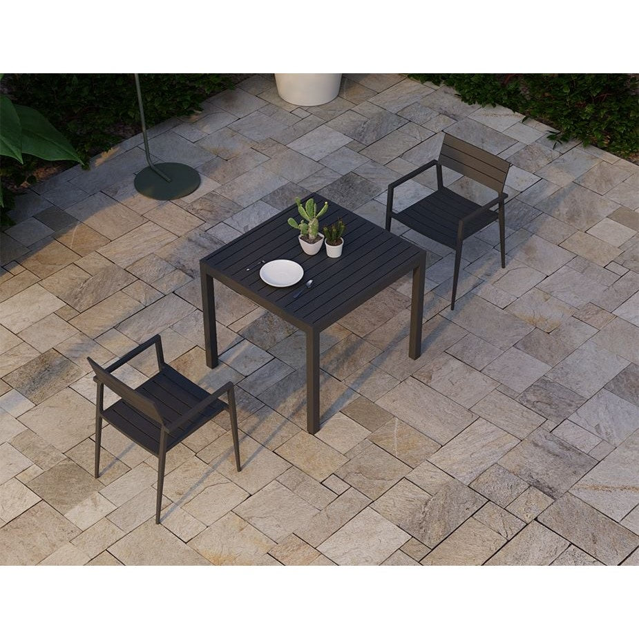 Breezy Outdoor Metal Bench - 90cms (Available in 2 Colors)