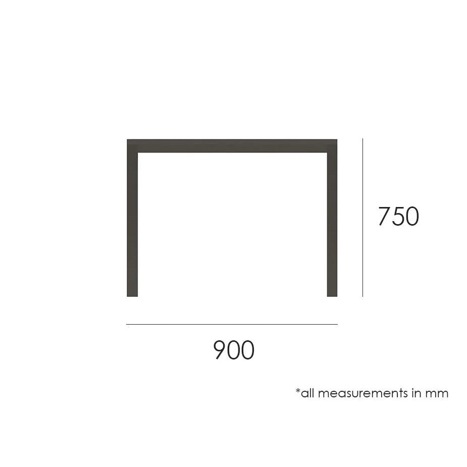 Breezy Outdoor Metal Bench - 90cms (Available in 2 Colors)