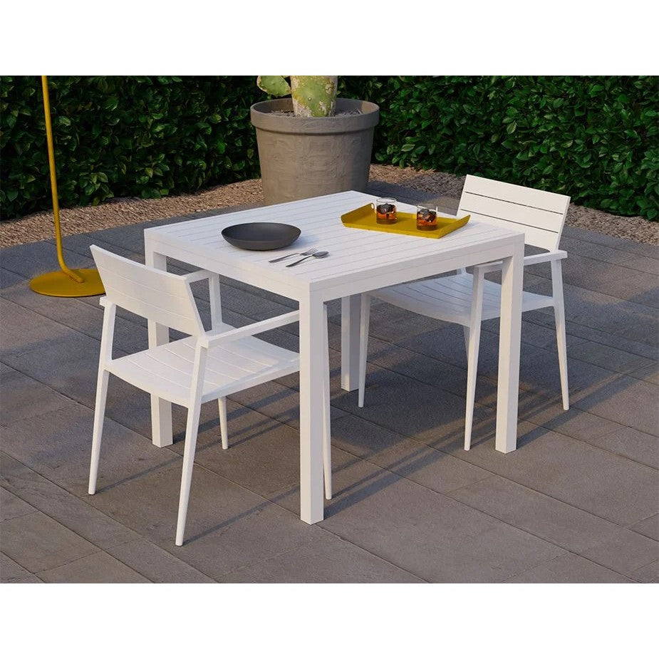 Breezy Outdoor Metal Bench - 90cms (Available in 2 Colors)