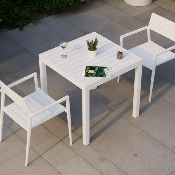 Breezy Outdoor Metal Bench - 77cms (Available in 2 Colors)