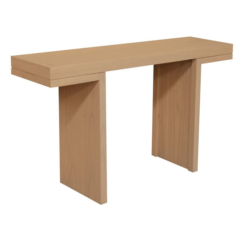 Brentwood Modern Minimalist Console Table - Natural - 130cms