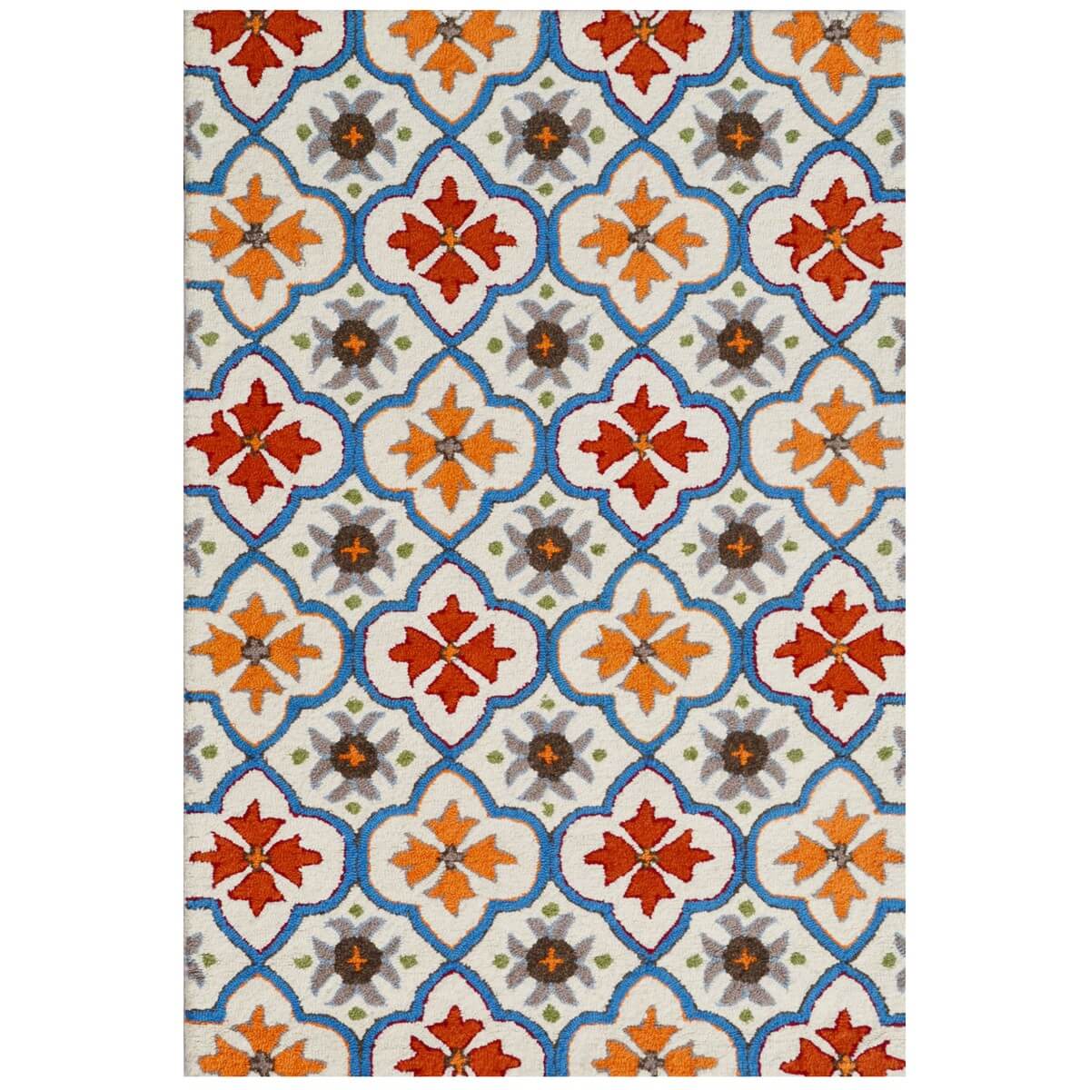 Bright Colors Handmade Woolen Rug (Available in 2 Sizes)