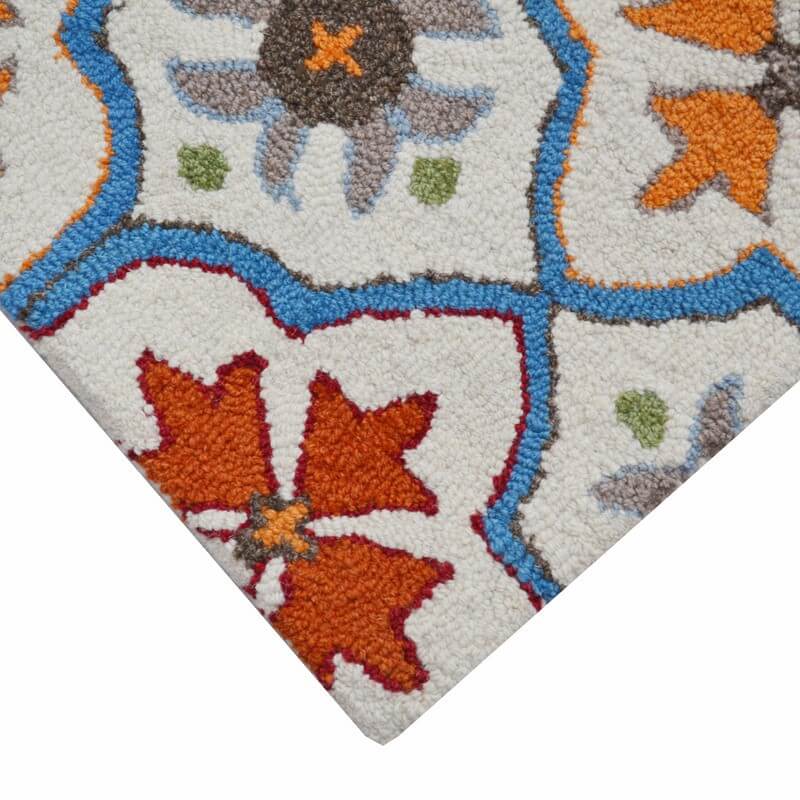 Bright Colors Handmade Woolen Rug (Available in 2 Sizes)
