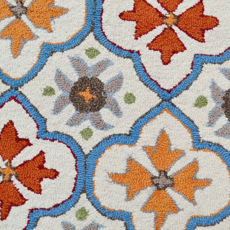 Bright Colors Handmade Woolen Rug (Available in 2 Sizes)