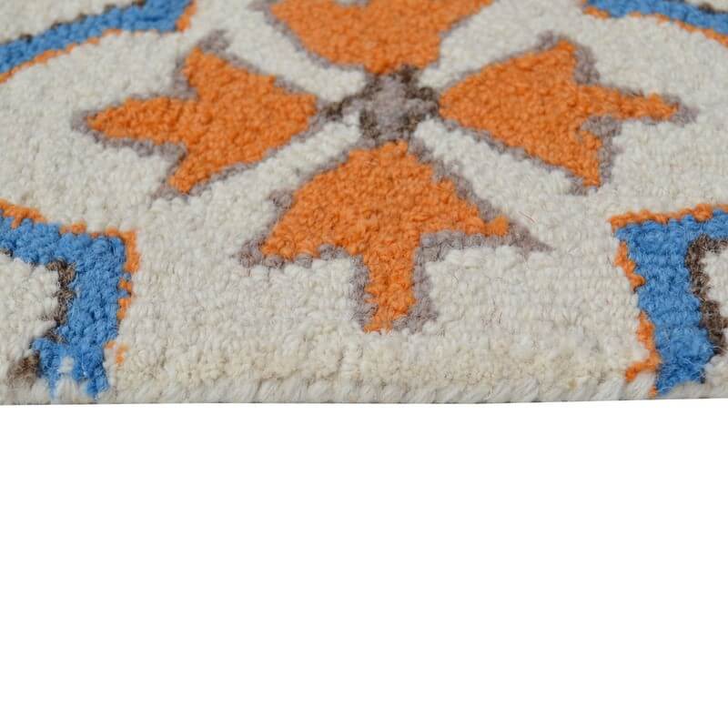 Bright Colors Handmade Woolen Rug (Available in 2 Sizes)