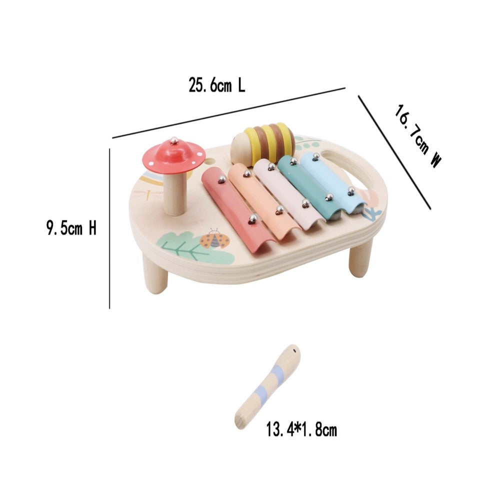 Bug & Buzz - Wooden Musical Activity Table