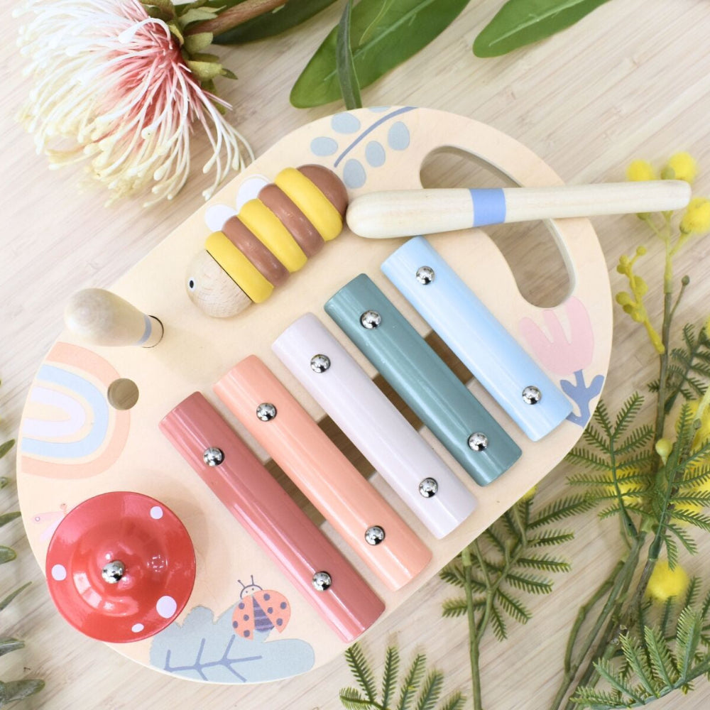 Bug & Buzz - Wooden Musical Activity Table