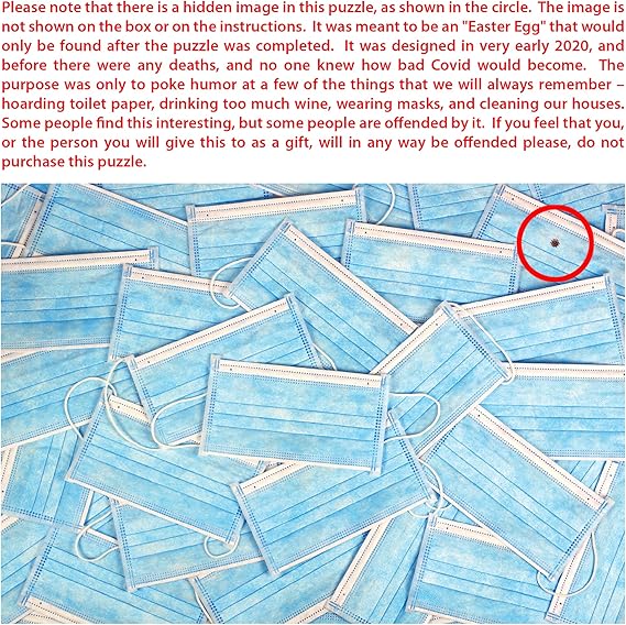 Buncha Masks 1000 Piece Jigsaw Puzzle