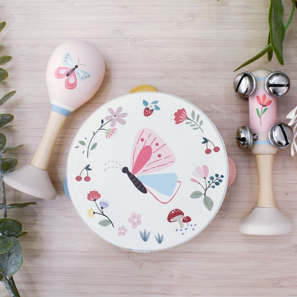 Butterfly Melody - Wooden Spring Insect Music - Set of 3