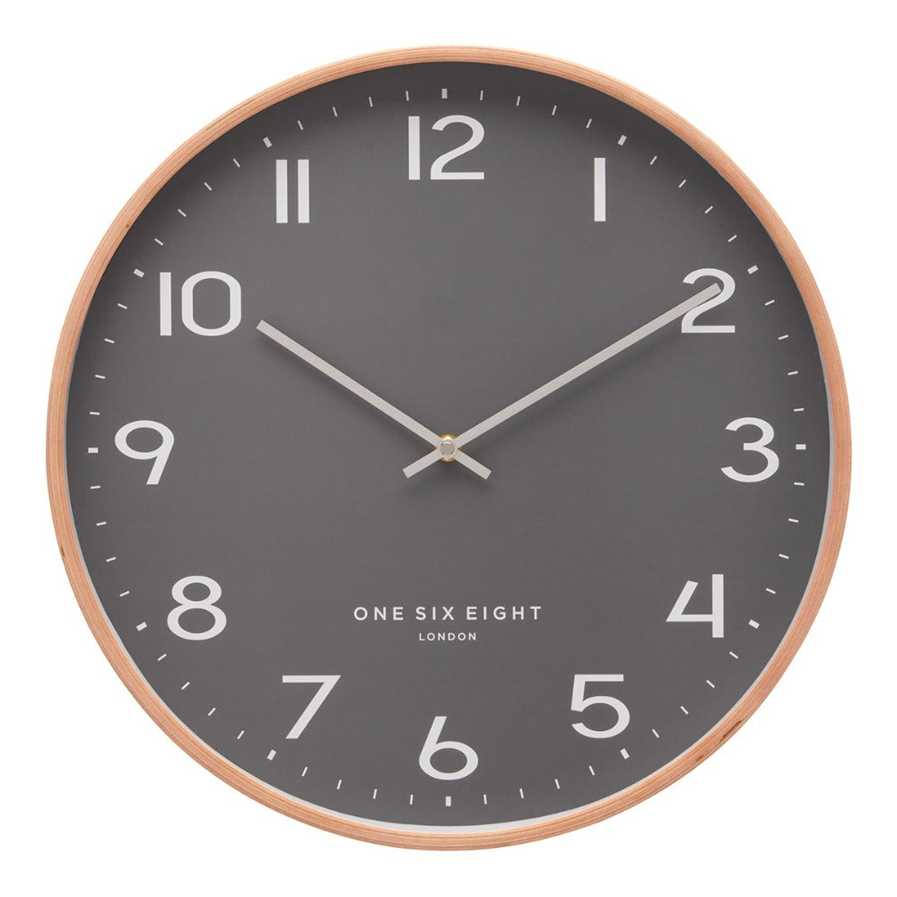 Calm Currents Wooden Round Wall Clock 53cms (Available in 2 Colors)