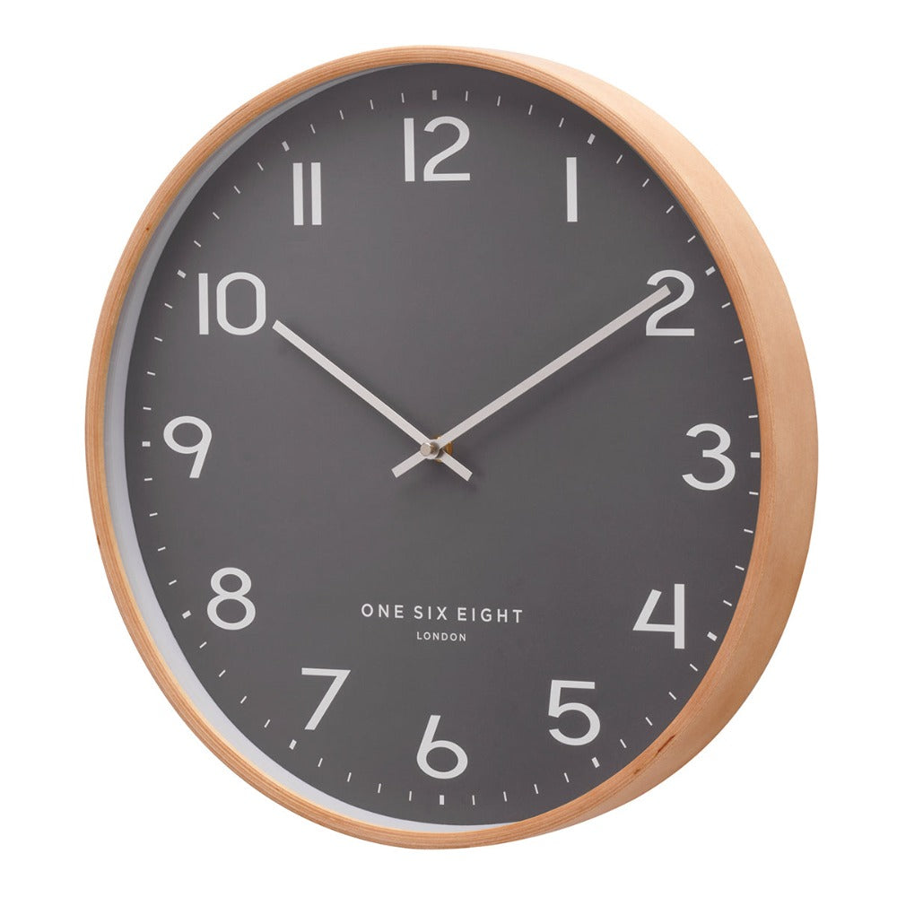 Calm Currents Wooden Round Wall Clock 53cms (Available in 2 Colors)
