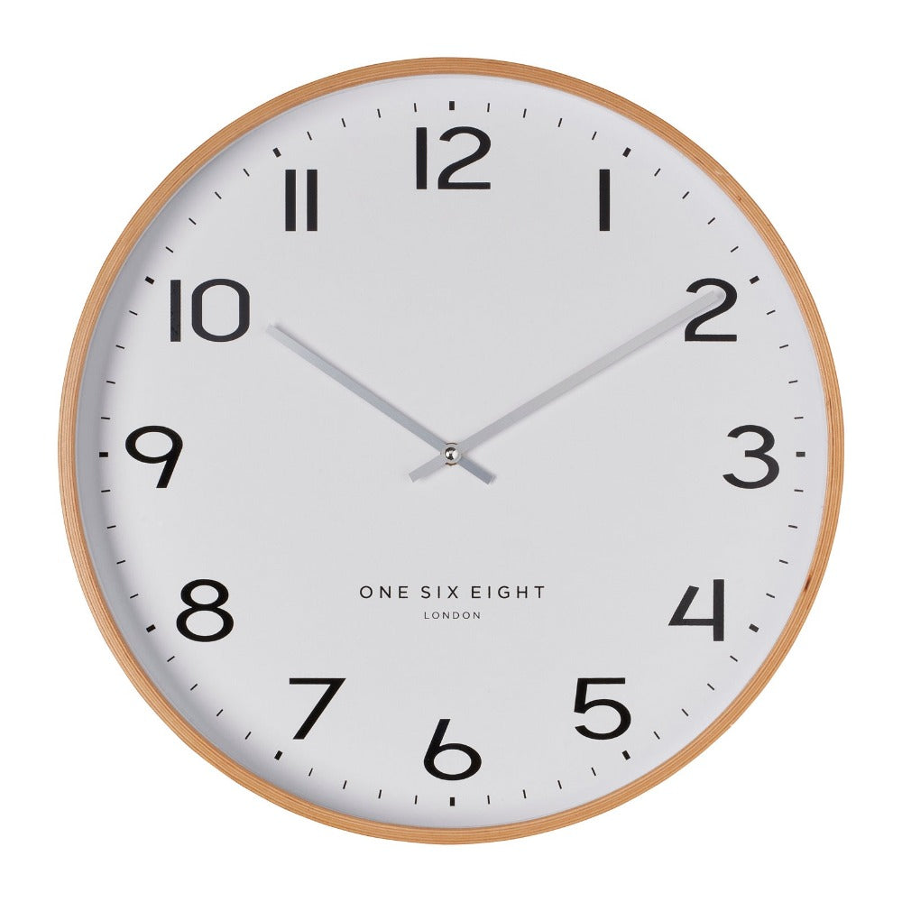 Calm Currents Wooden Round Wall Clock 53cms (Available in 2 Colors)