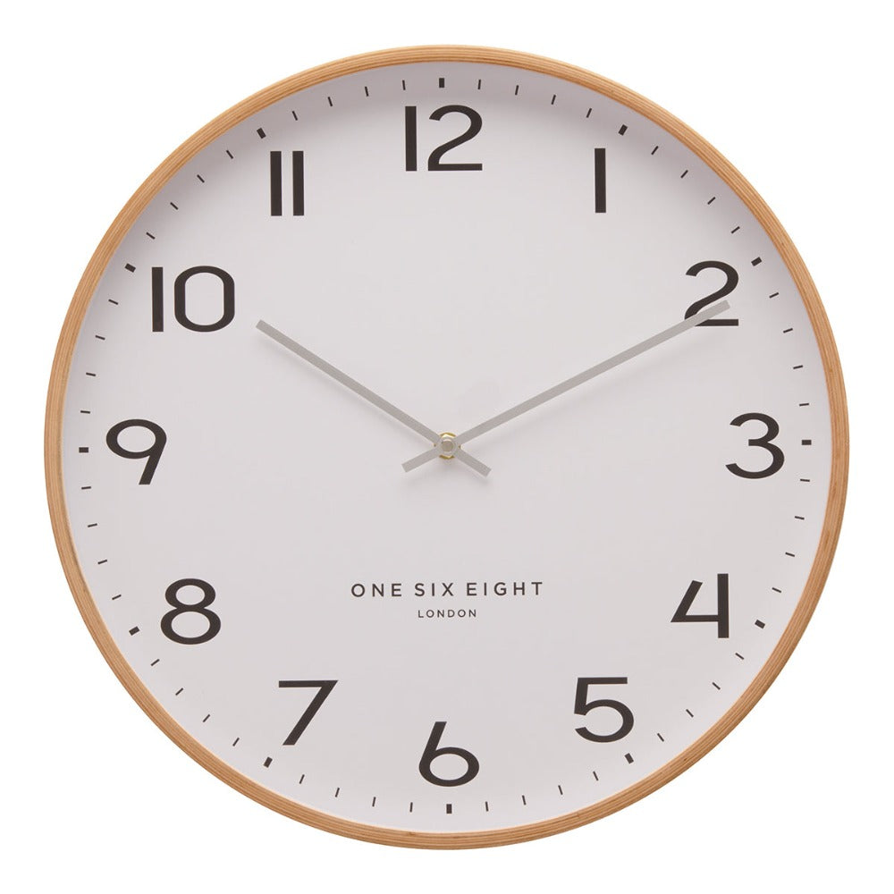 Calm Currents Wooden Round Wall Clock 41cms (Available in 3 Colors)