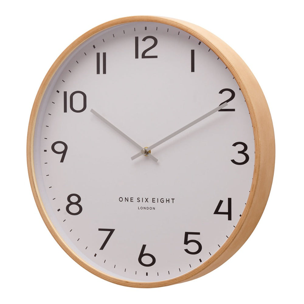 Calm Currents Wooden Round Wall Clock 41cms (Available in 3 Colors)