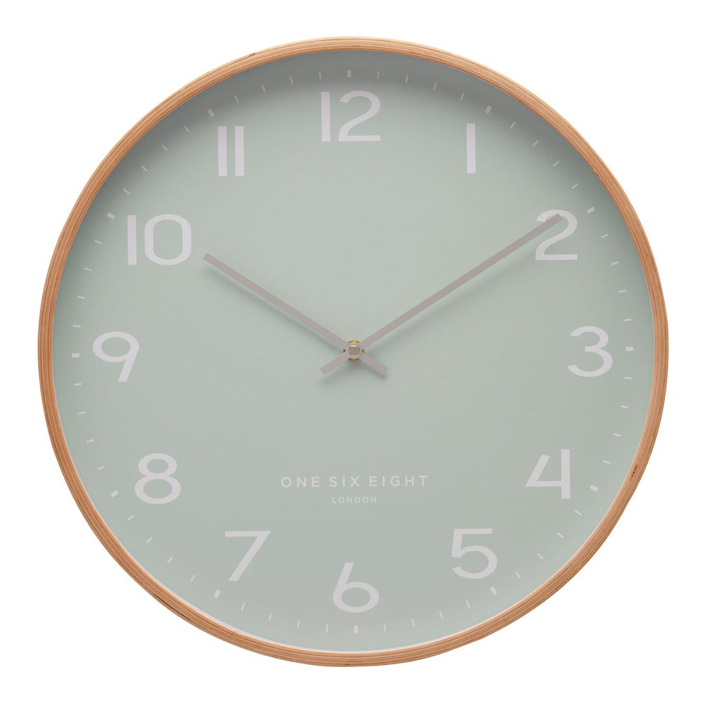 Calm Currents Wooden Round Wall Clock 41cms (Available in 3 Colors)