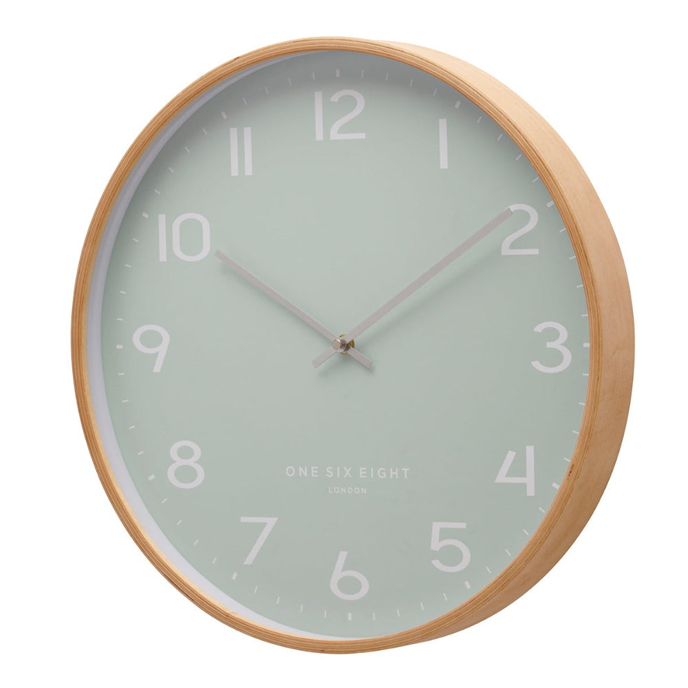 Calm Currents Wooden Round Wall Clock 41cms (Available in 3 Colors)