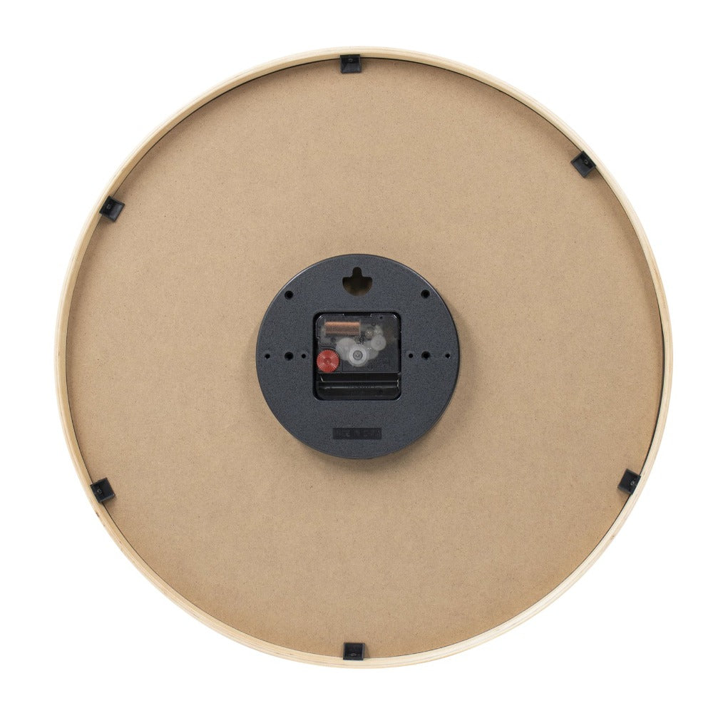 Calm Currents Wooden Round Wall Clock 41cms (Available in 3 Colors)