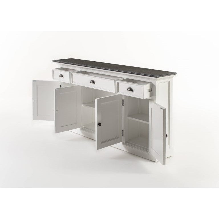 Cambridge Heritage Console Buffet Table - Black Top