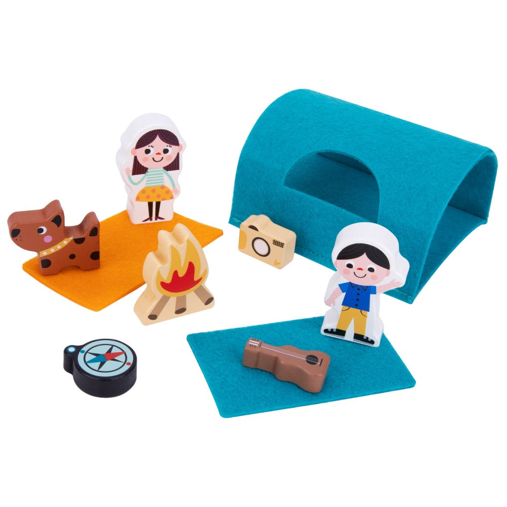 Camping Caravan Kids Play Role Playset