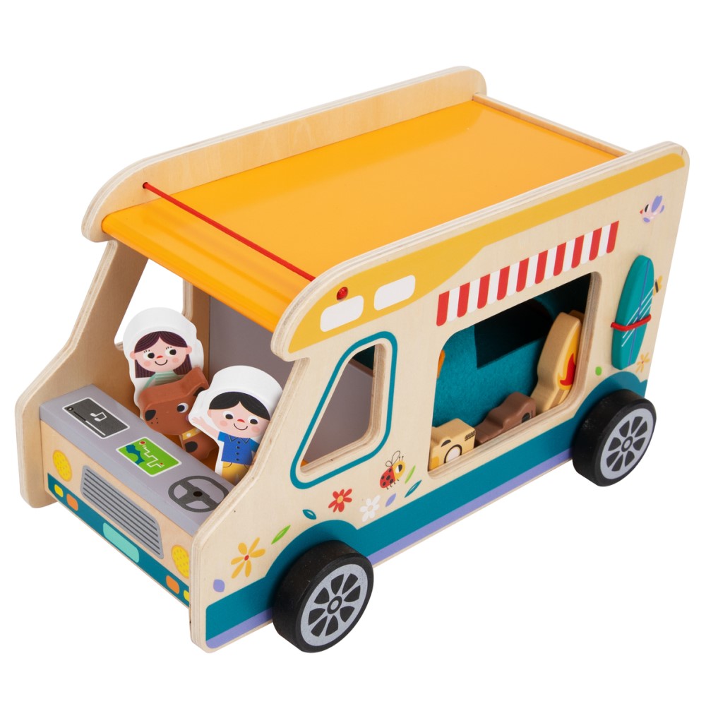 Camping Caravan Kids Play Role Playset