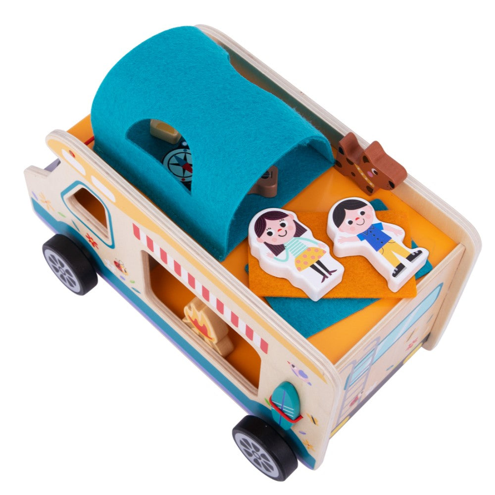 Camping Caravan Kids Play Role Playset