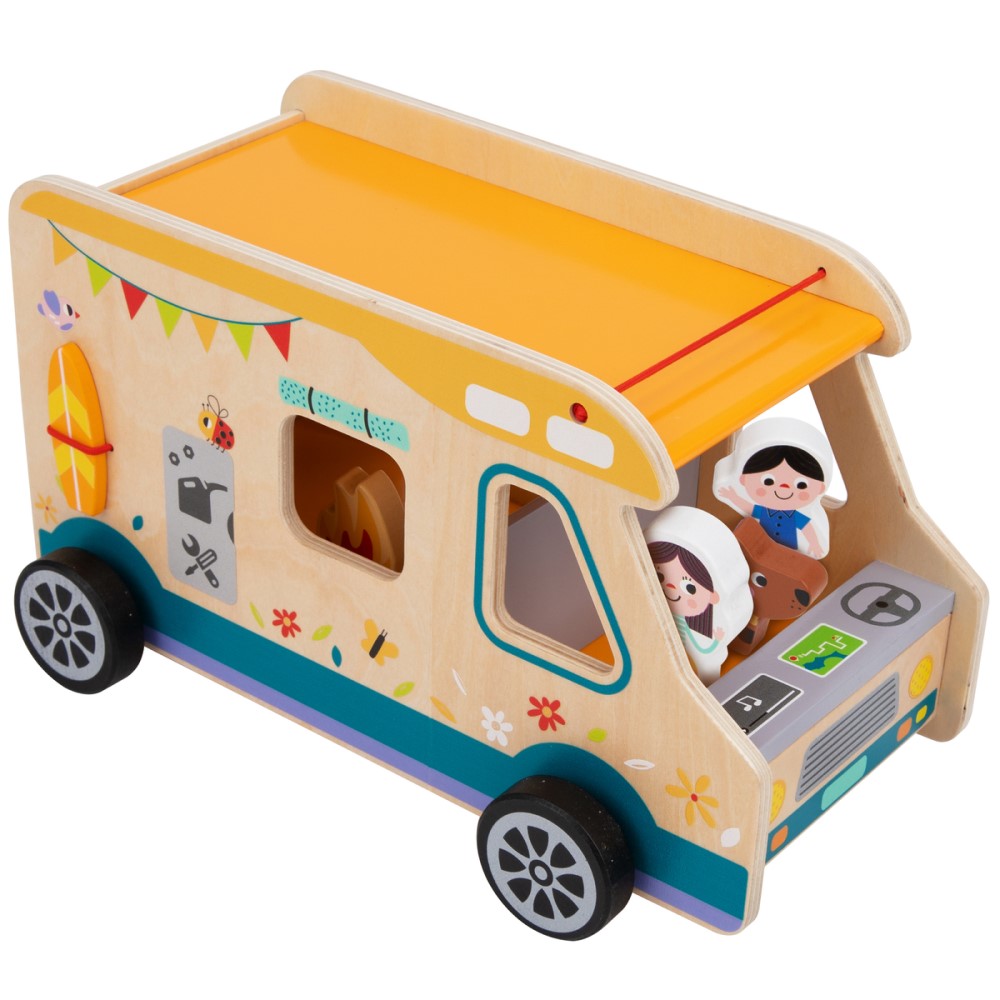 Camping Caravan Kids Play Role Playset