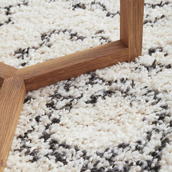 Casablanca Fez Natural Stain-Resistant Rug - 170x120cms