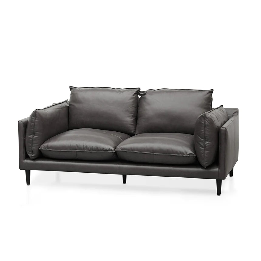 Casual Chic 2-Seater Leather Sofa